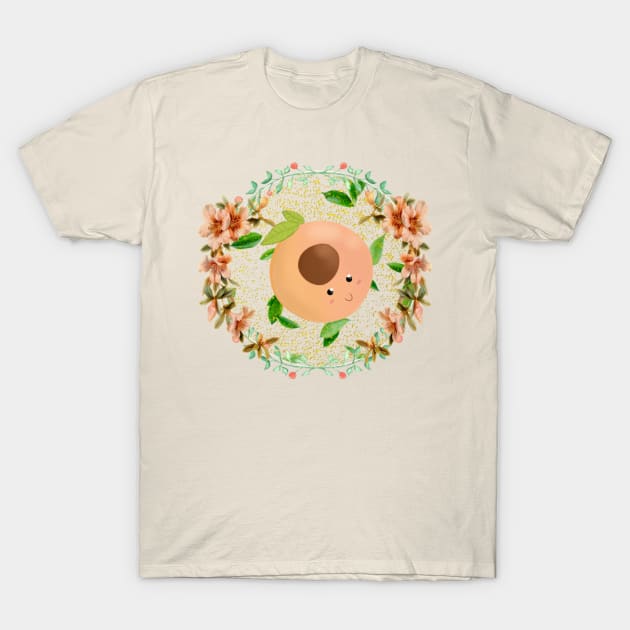 Just Peachy design T-Shirt by Mydrawingsz